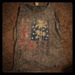 American Age Gray Flag Tank